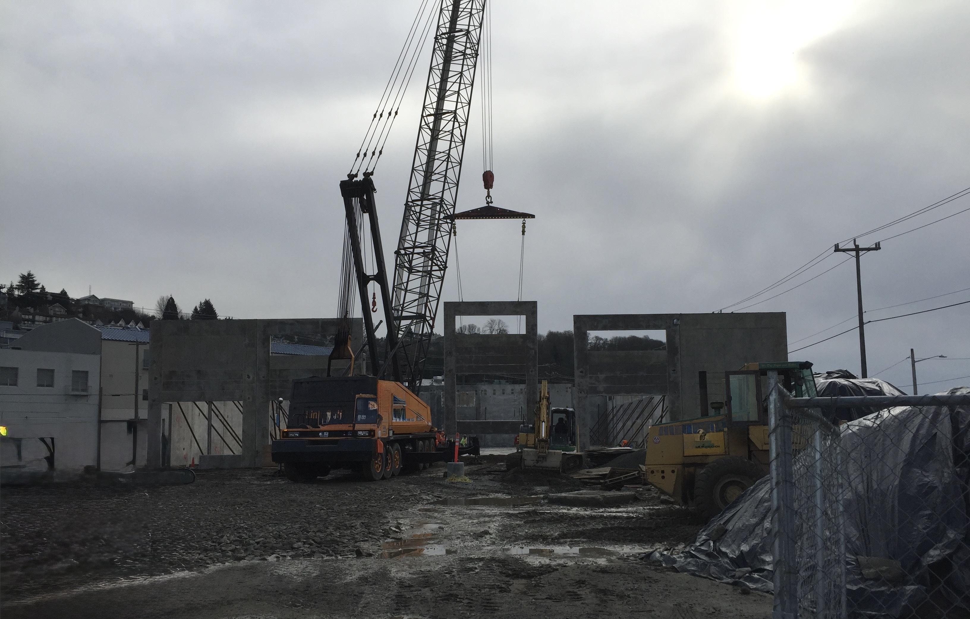 Tilt-up panel construction project